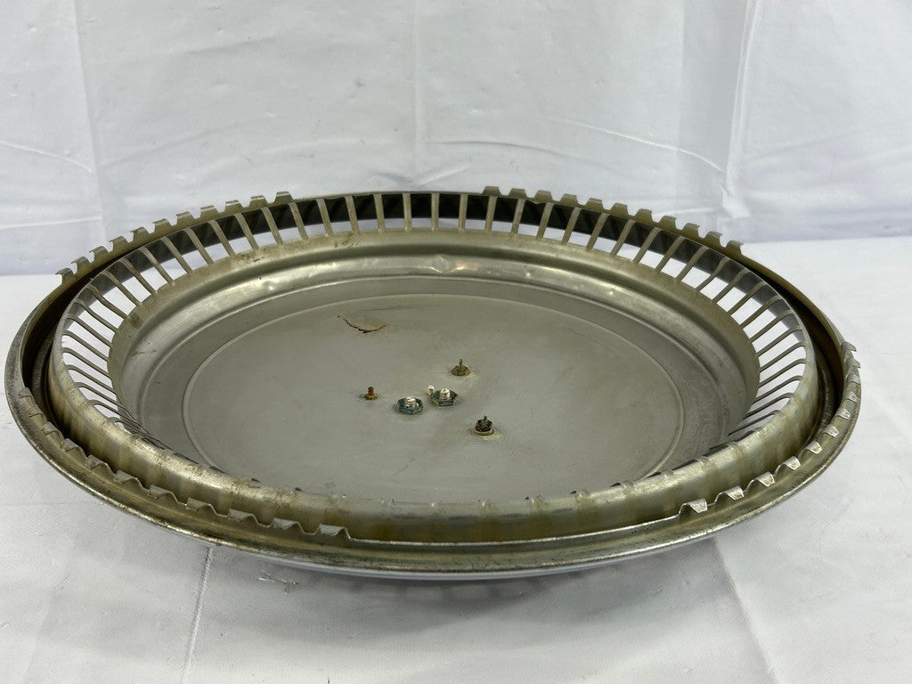 1970s Cadillac Eldorado Hubcap Yellow OEM