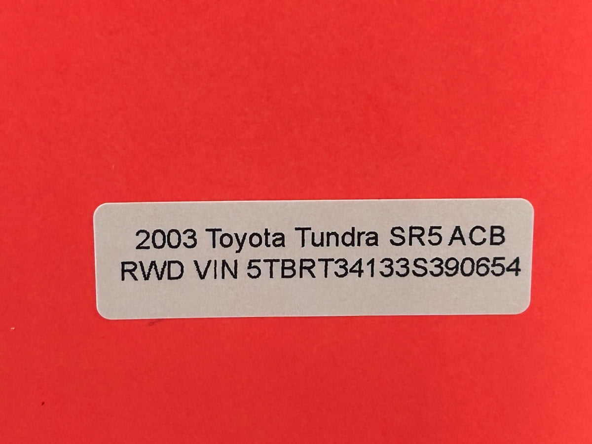 2000-2006 Toyota Tundra Access Rear LEFT Door Lock Actuator Latch OE 69630-0C010