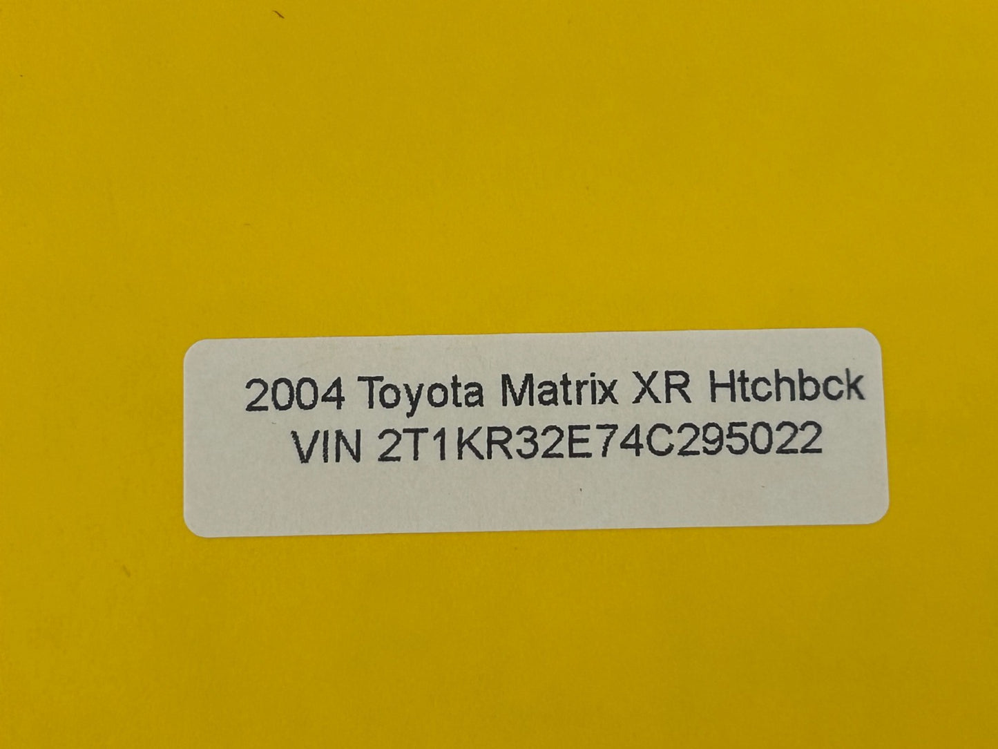 2003-2008 Toyota Matrix Power Brake Booster & Master Cylinder OEM 44610-02210