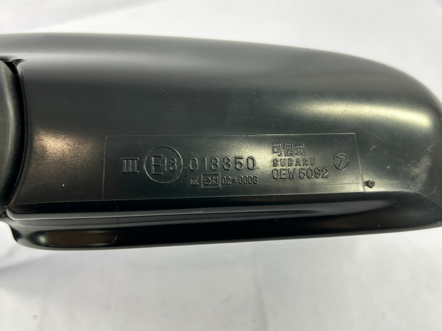 02-03 Subaru Impreza Left Driver Door Rear View Mirror 3-Wire OEM 91031FE210NN