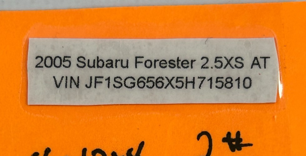 2003-2005 Subaru Forester Left Driver Side Sun Visor Beige OEM 92011SA212ES