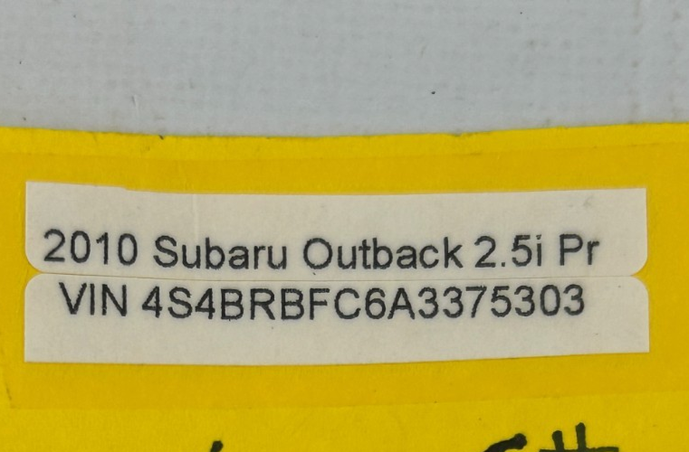 2010-2014 Subaru Outback Brake Pedal Arm Assembly OEM 36012AJ09A