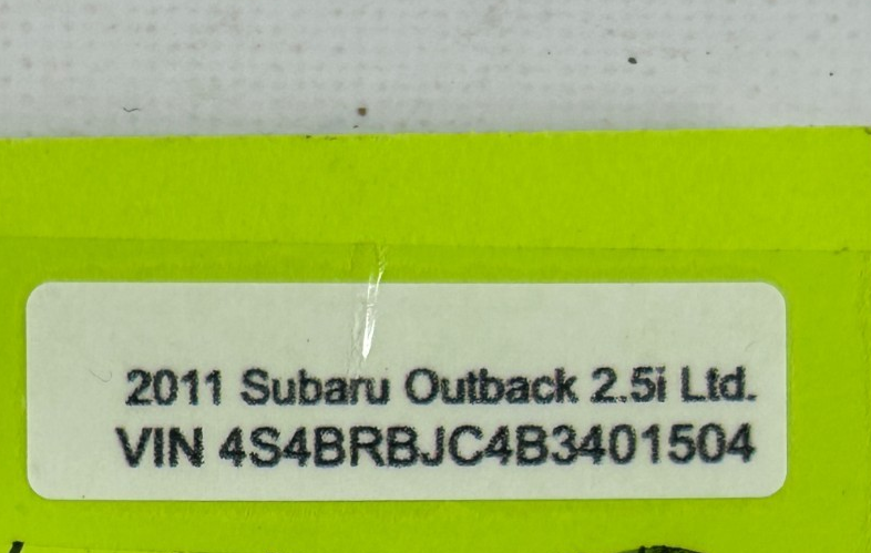 2010-2012 Subaru Outback Right Dashboard Wood Grain Trim Panel P OEM 66077AJ01A