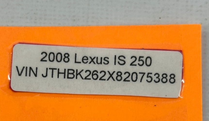 2006-2013 Lexus IS250 Rear Right Passenger Side Tweeter Speaker OEM 86160-53270