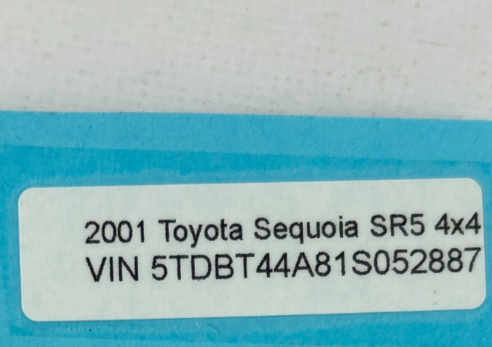 2001-2004 Toyota Sequoia Center Right Side Roof Rack Lower Cover OEM 63495-0C010