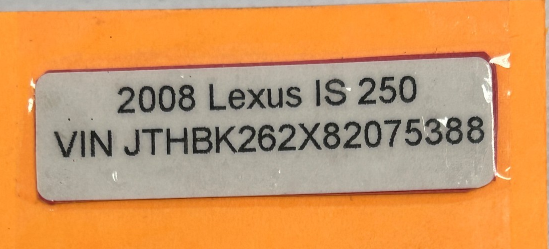 06-15 Lexus IS250 Dashboard Dimmer Radar Cruise Control Switch OEM 84091-53010