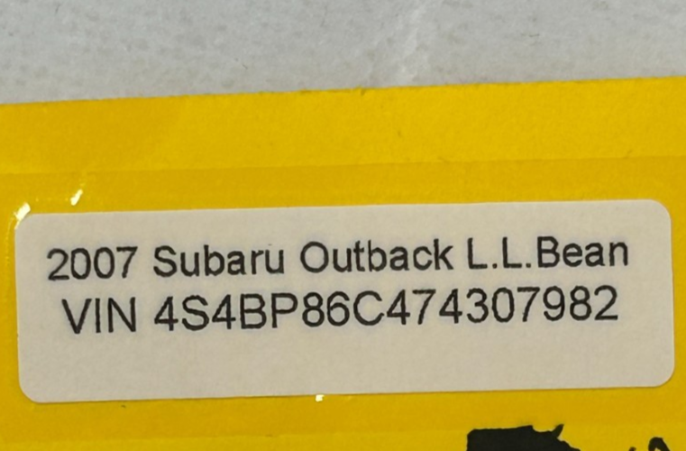05-07 Subaru Outback Headlight Turn Signal Control Switch Dimmer OEM 83115AG051