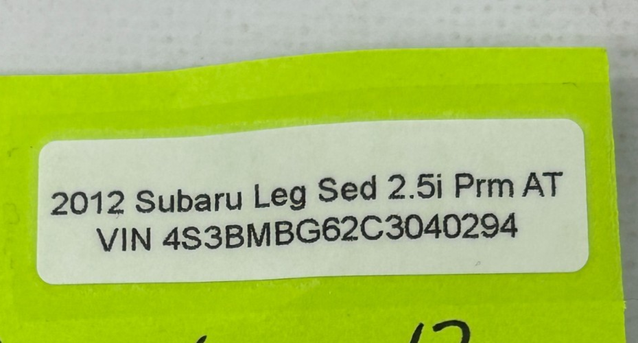 2010-2014 Subaru Outback Front Left Side Interior Door Handle OEM 61051AJ01AVH