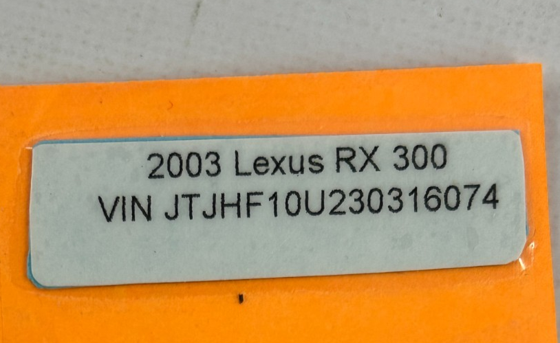 2000-2003 Lexus RX300 Front Right Inner Door Handle Beige OEM 69205-48010-A0