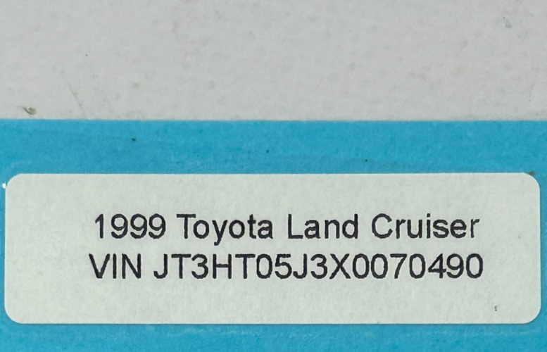 1998-2003 Toyota Land Cruiser Front Left Inner Door Handle Beige OEM 69206-30150