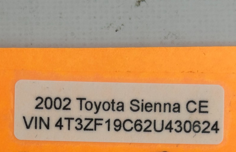 2000-2003 Toyota Sienna Coin Tray Fuse Box Cover Panel Beige OEM 55441-08020-E0