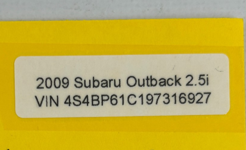 2005-2009 Subaru Outback Left Interior Fuse Door Access Panel Trim Cover OEM