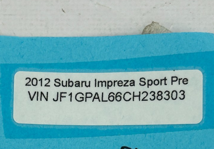 2012-2014 Subaru Impreza Left Side Steering Wheel Paddle Shifter OEM 34325FJ000