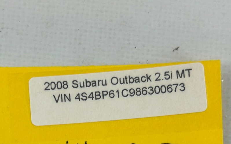 2005-2009 Subaru Outback Emergency Spare Tire Scissor Jack Lift OEM 97032AG05B