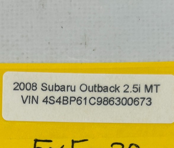 2005-2009 Subaru Outback Rear Windshield Wiper Arm With Blade OEM 86532AG09C