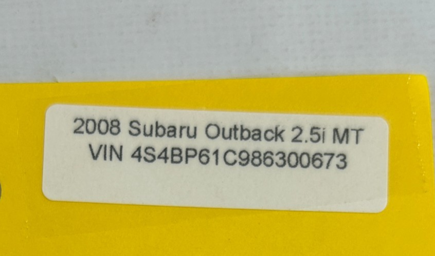 07-09 Subaru Outback Interior Dash Fuse Box Cover Trim Beige OEM 66135AG12AWA