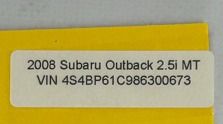 2005-2009 Subaru Outback Front Left Driver Door Tweeter Speaker OEM 86301AG81A