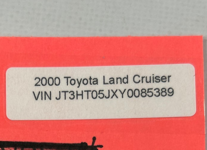 1998-2001 Toyota Land Cruiser Rear Audio Subwoofer Speaker OEM 86150-60040