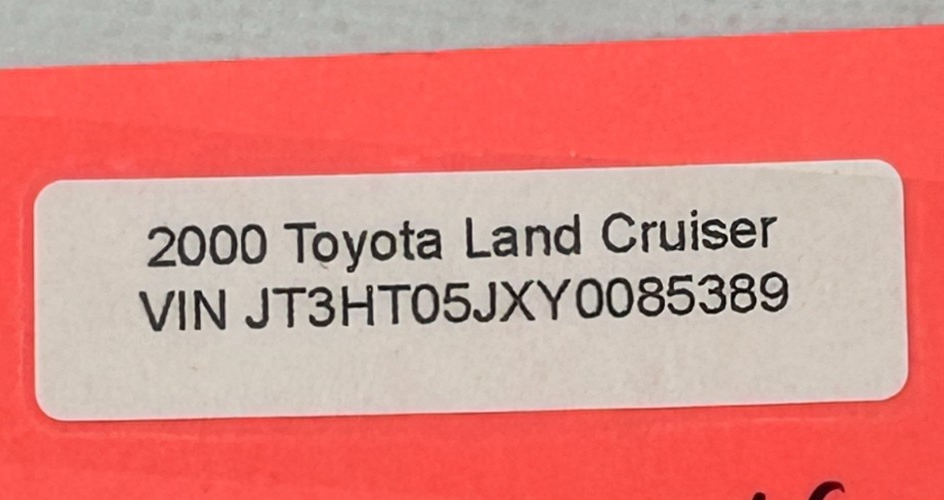 1998-2007 Toyota Land Cruiser Dash Blank Switch Spare Hole Cover OEM 55539-60020