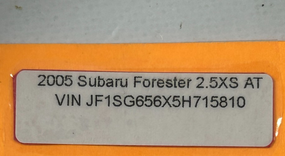03-08 Subaru Forester Front Left Side Dash A/C Air Vent Duct OEM 66110SA010ML