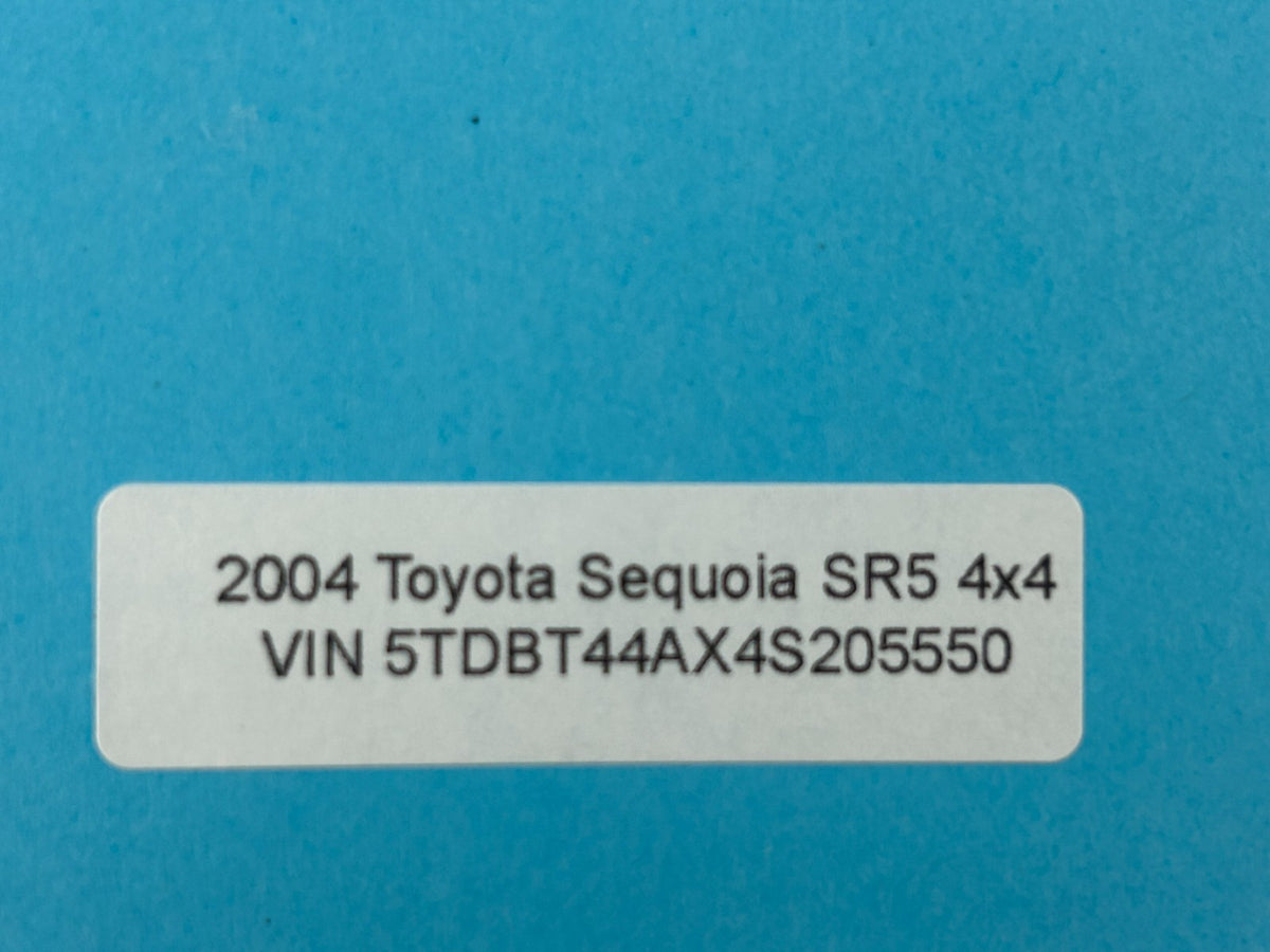 2001-2004 Toyota Sequoia Windshield Wiper Switch Assembly OEM 84652-0C030