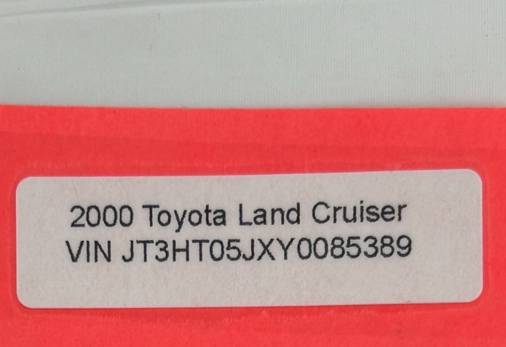 98-03 Toyota Land Cruiser Front Right Door Armrest Pull Handle OEM 74210-60090