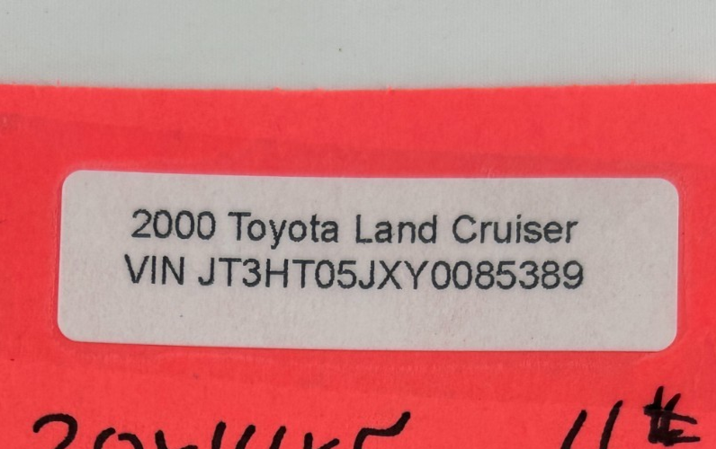 98-03 Toyota Land Cruiser Rear Left Door Armrest Pull Handle OEM 74260-60010-E0