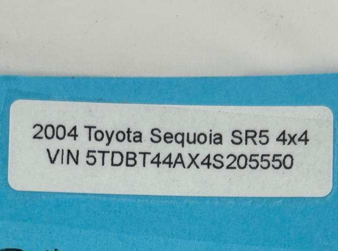 01-07 Toyota Sequoia Rear Left Door JBL Upgrade Audio Speaker OEM 86160-AF090