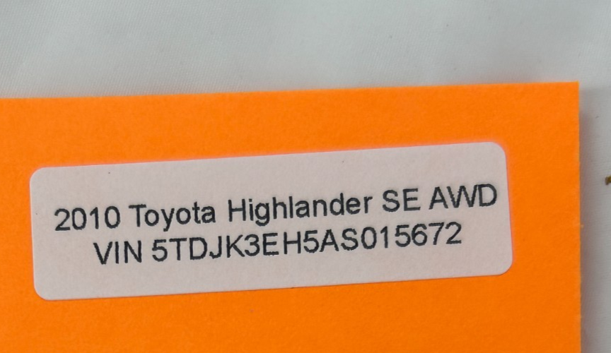 2008-2013 Toyota Highlander Front Left Power Seat Lumbar Switch OEM 849200E010C0