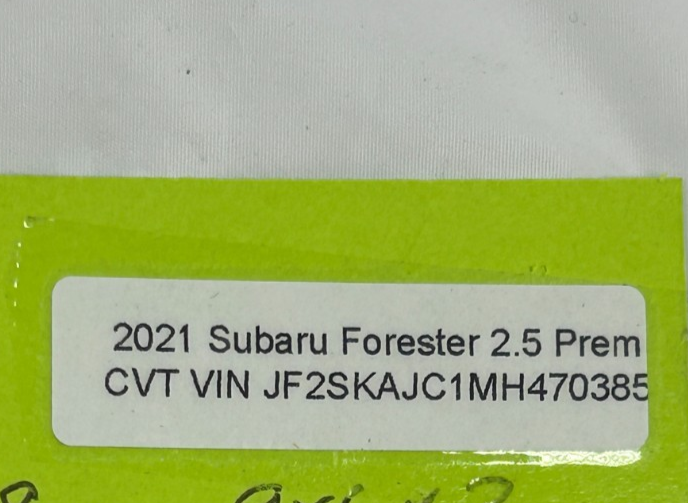 09-21 Subaru Forester Rear Right Door Lock Latch Striker Plate OEM 61264AG001