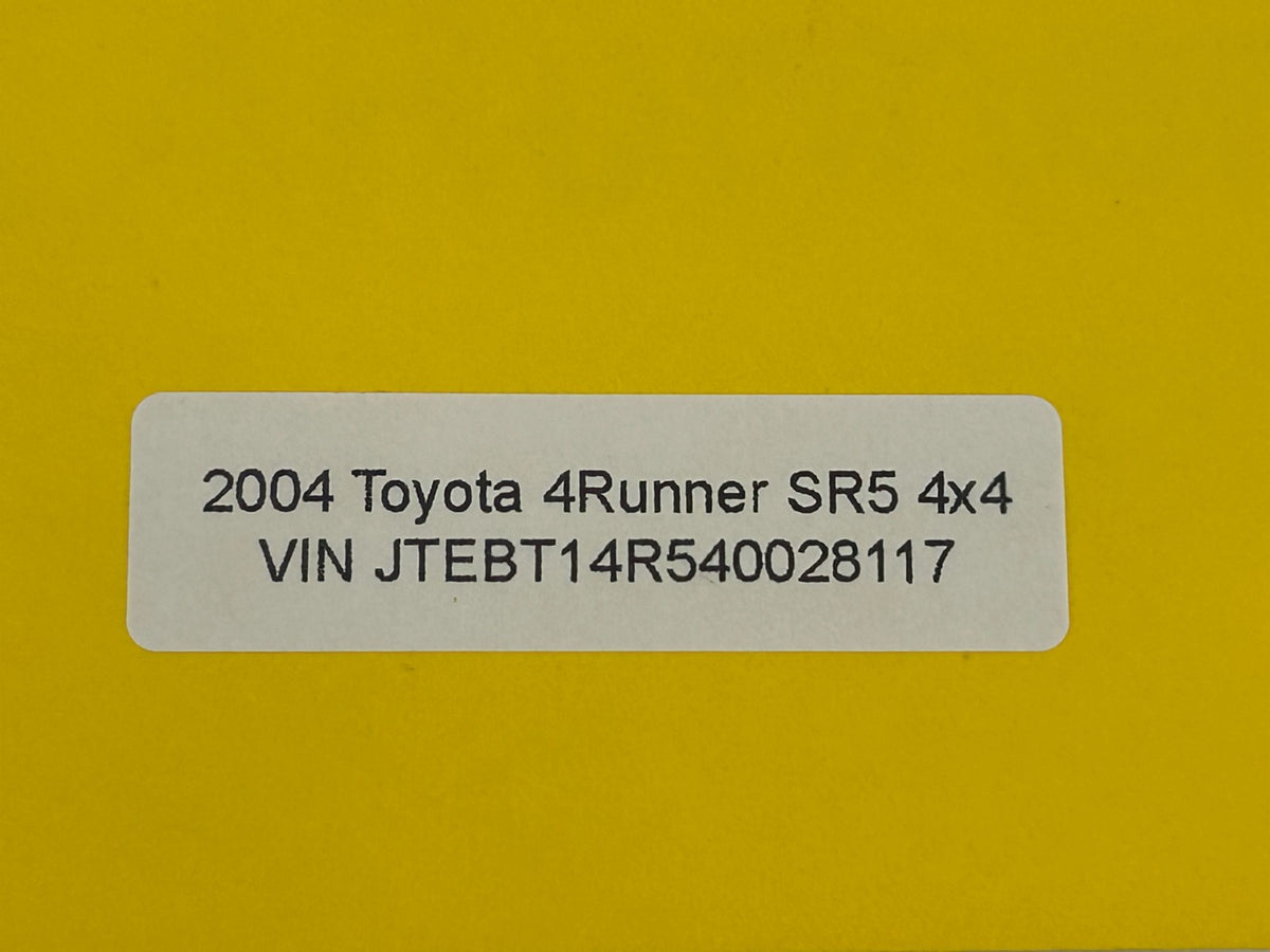1997-2009 Toyota 4Runner Rear Right Passenger Side Window Switch OEM 84810-12080