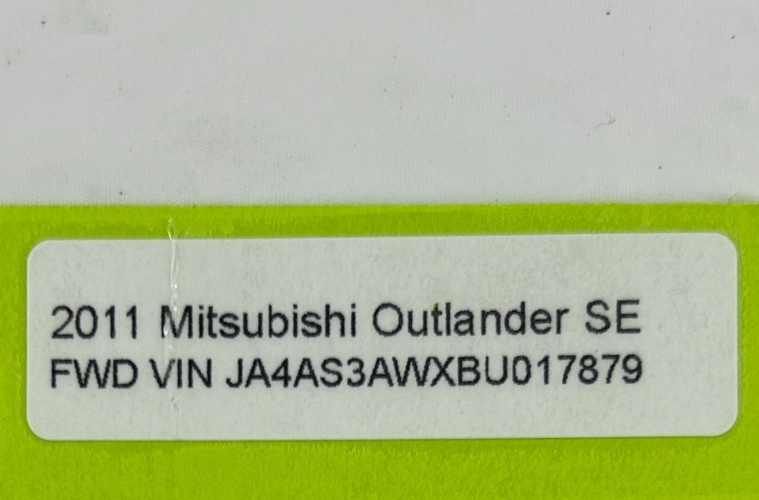 2007-2013 Mitsubishi Outlander Rear Windshield Wiper Arm with Blade OEM 8253A029