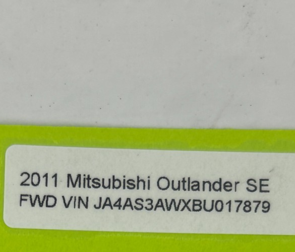 2007-2013 Mitsubishi Outlander Front Dash Storage Cubby Coin Pocket OEM 8042A019
