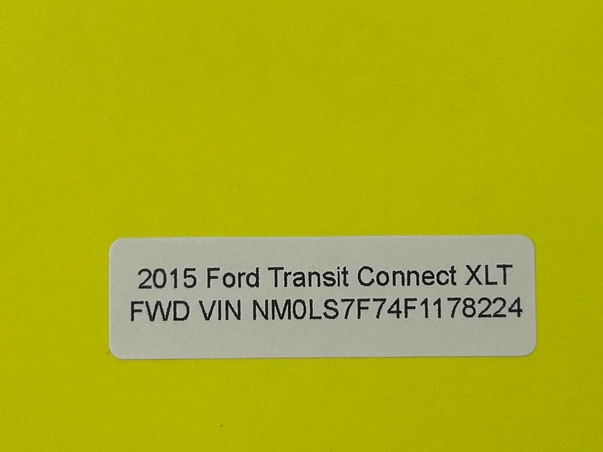14-15 Ford Transit Connect Center Console Shifter Trim Bezel OEM DT11-V044H82