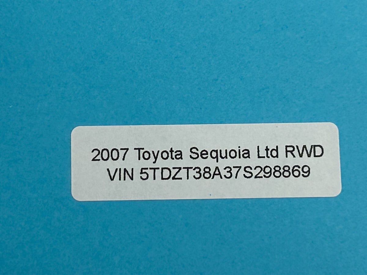2001-2007 Toyota Sequoia Rear Right Side Window Switch W/ Bezel OEM 74203-34011