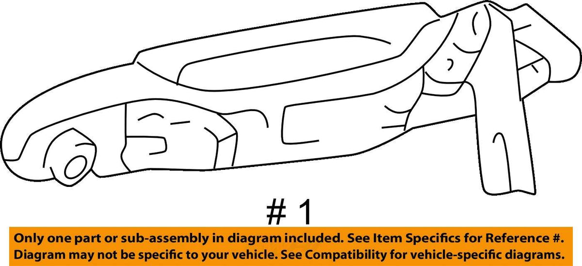 1999-2003 Lexus RX300 Rear Left Exterior Door Handle Gold OEM 69240-48010
