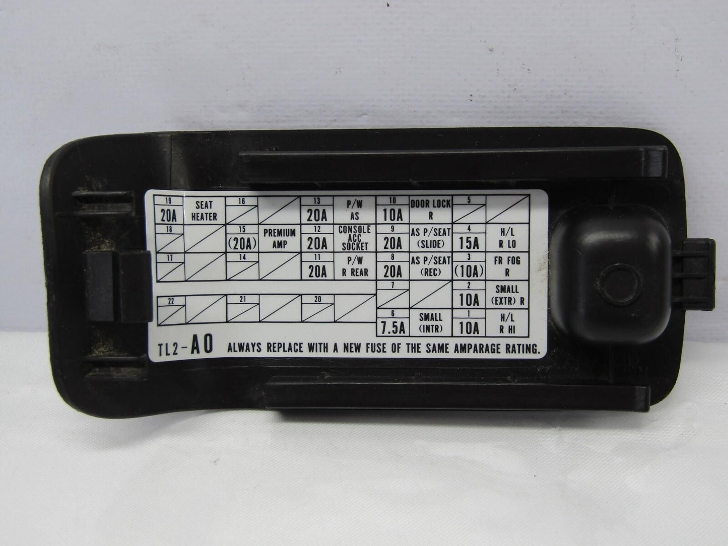 2009-2014 Acura TSX Interior Cowl Side Lining Fuse Map Lid 83112-TL2-A010-M1 OEM