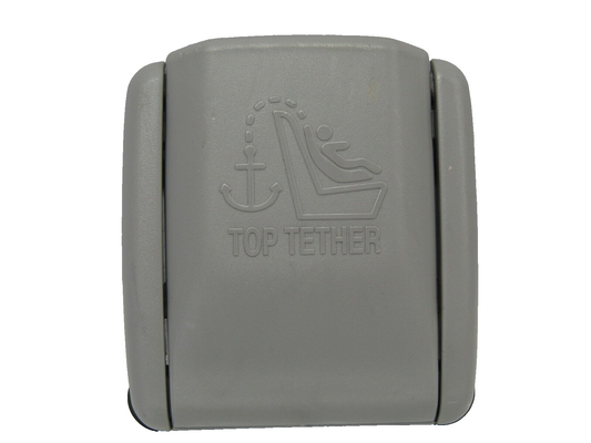 2003-2008 Subaru Forester Child Restraint Tether Anchor Plate Cap Gray OEM