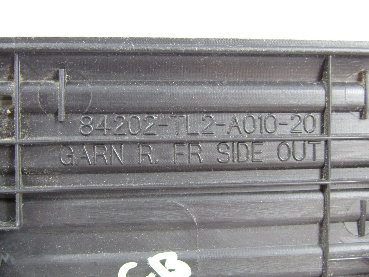 2010 Acura TSX Front Right Door Sill Scuff Plate Cover OEM 84202-TL2-A010-20