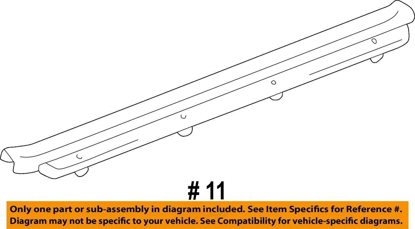 1996-2002 Toyota 4Runner Front Right Door Sill Scuff Plate Trim OEM