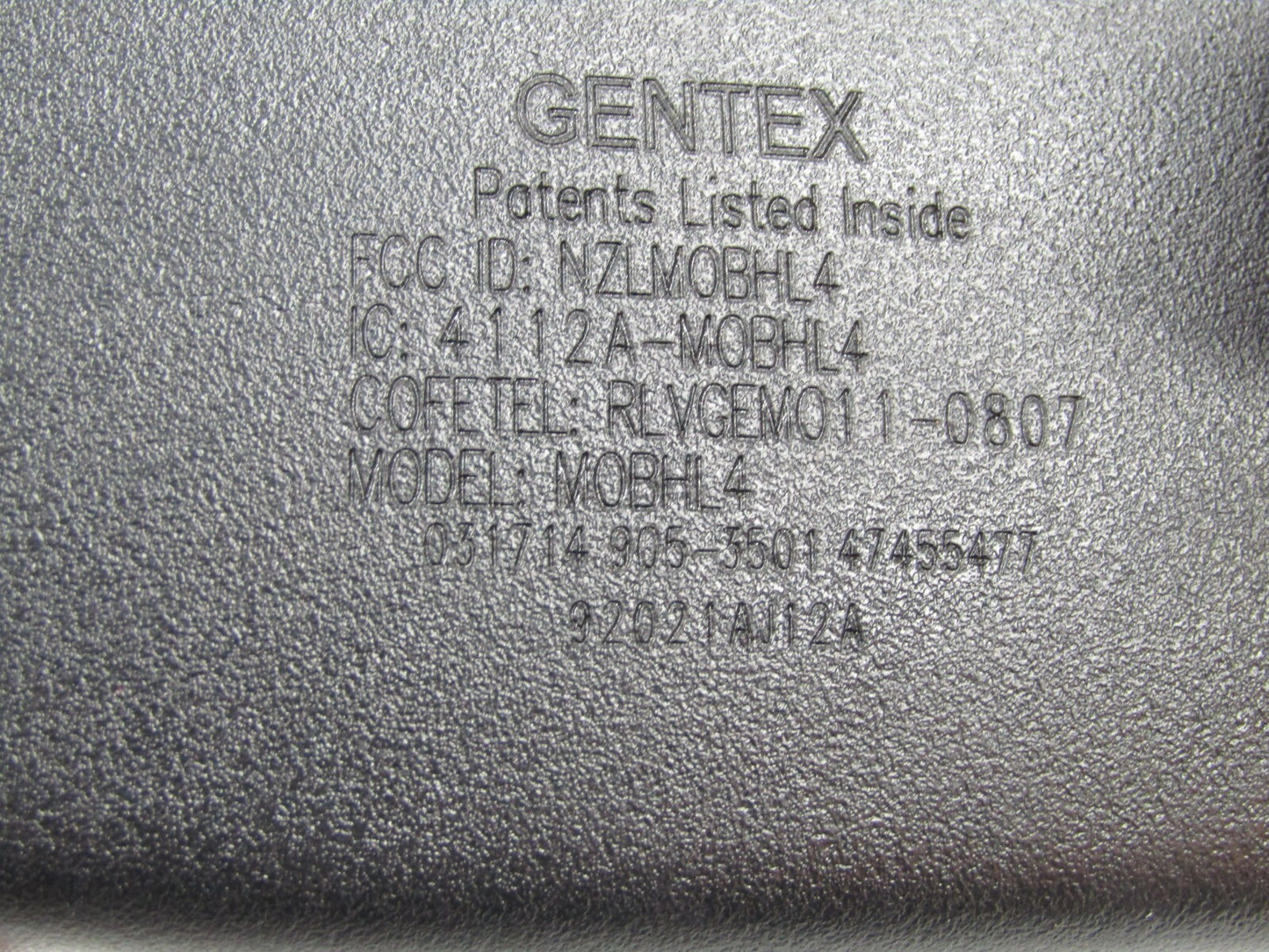 2010-2014 Subaru Legacy Rearview Mirror Camera LCD Screen Gentex MOBHL4 OEM