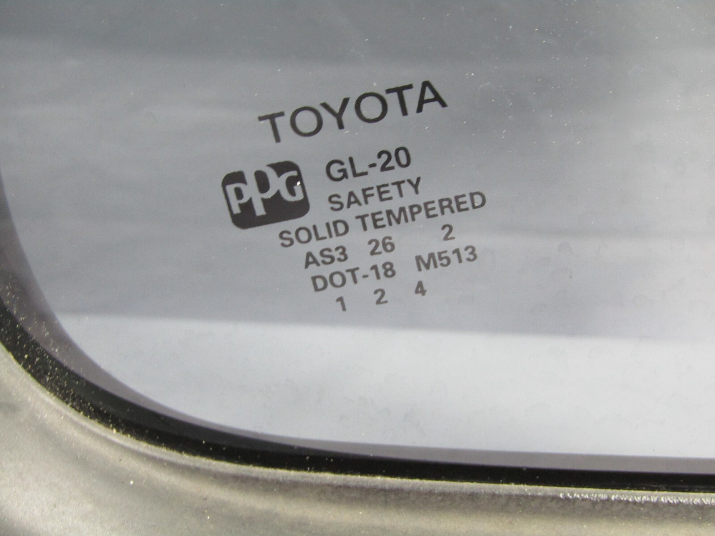 2001-2007 Toyota Sequoia Rear Right Side Vent Glass Quarter Window OEM