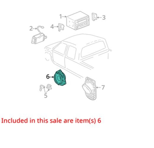 2000-2004 Toyota Tundra Front Left Door Speaker 86160-0C040 OEM