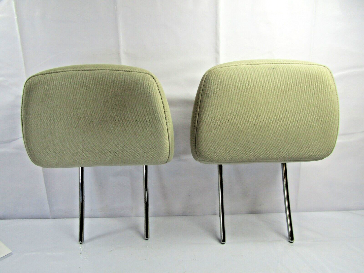 2005-2009 Subaru Legacy Front Head Rest Set Beige Cloth OEM