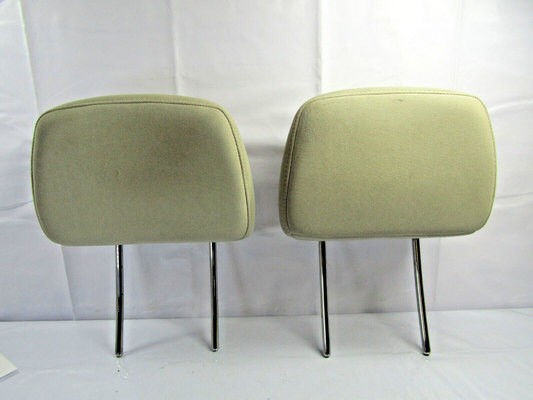 2005-2009 Subaru Legacy Front Head Rest Set Beige Cloth OEM