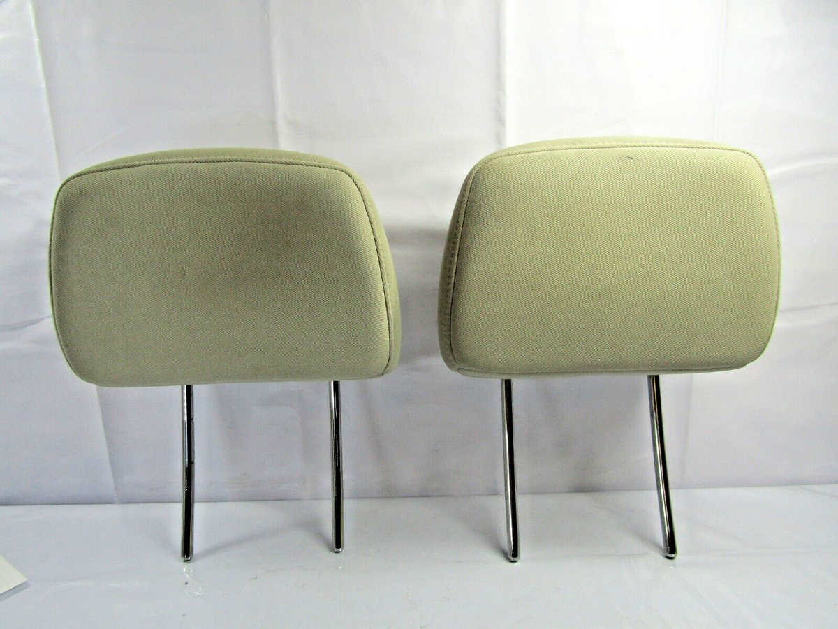 2005-2009 Subaru Legacy Front Head Rest Set Beige Cloth OEM