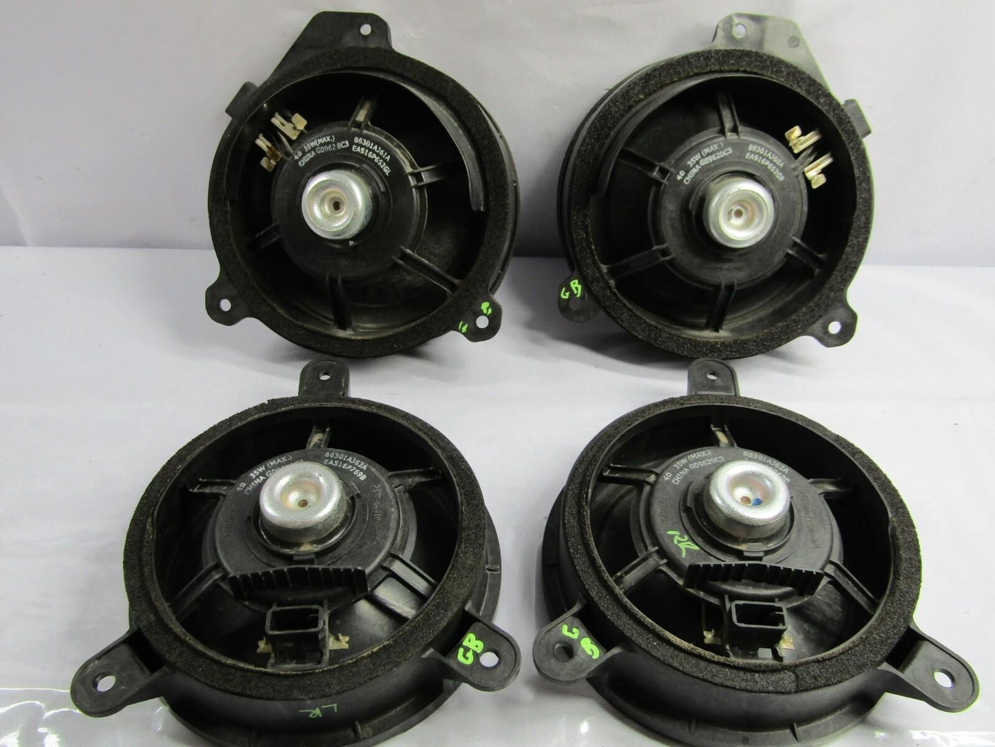 2008-2011 Subaru Outback Door Speakers Set Front Rear Left Right OEM