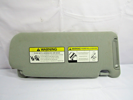 2010-2013 Kia Sorenta Left Side Sun Visor Shade Gray OEM