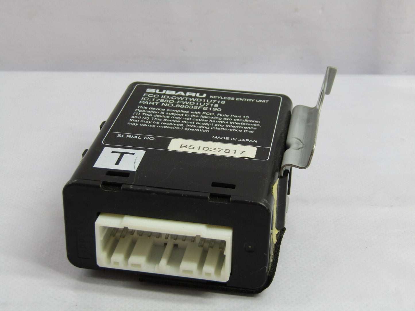 2000-2007 Subaru Impreza Outback Keyless Entry Module 88035FE190 OEM