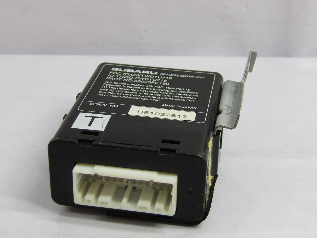 2000-2007 Subaru Impreza Outback Keyless Entry Module OEM 88035FE190